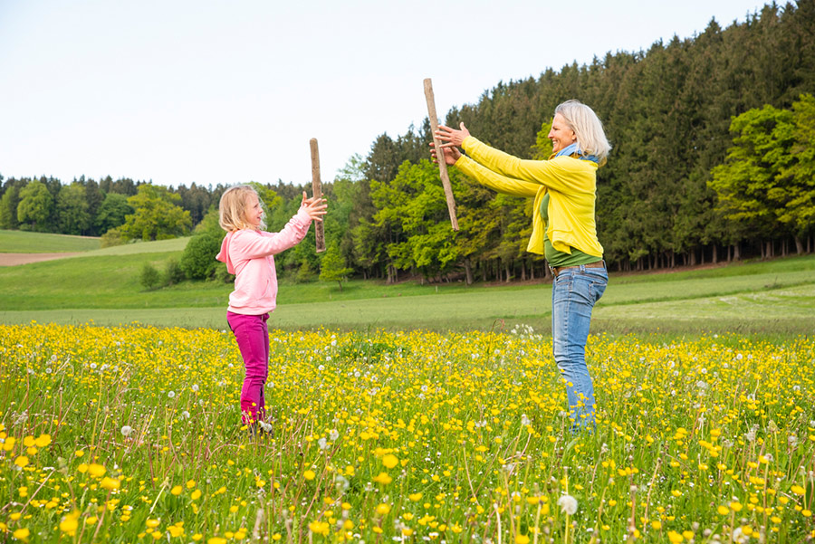 Lernen in der Natur Kinder Lernbetreuung