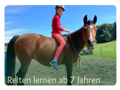 Reiten für Kinder ab 7Jahren