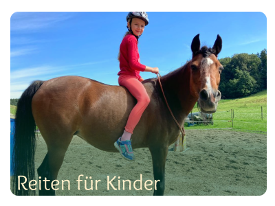 Reiten für Kinder in Bayern im Chiemgau